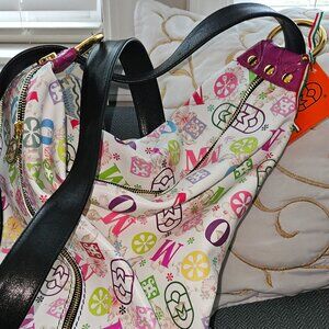 Multi Color Marino Orlandi sling tote